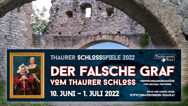 Thaurer Schlossspiele 2023 - "Der falsche Graf vom Thaurer Schloss"